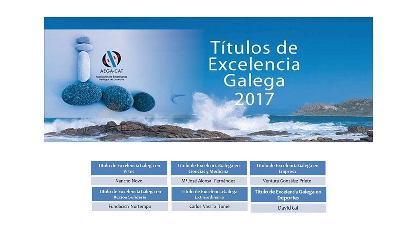 AEGA-CAT Títulos de Excelencia Galega 2017